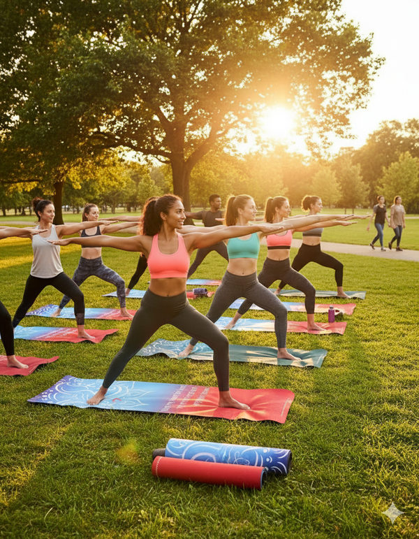 Mat, Suede Ultimate Combo Travel Yoga Mat - Ganesha Americana