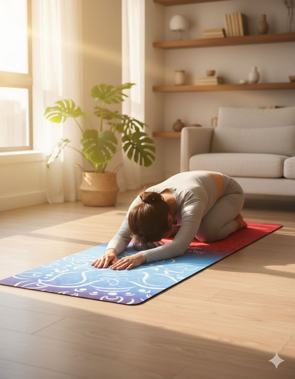 Mat, Suede Ultimate Combo Travel Yoga Mat - Ganesha Americana