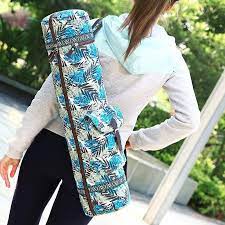 Zip Bags Teal Tropics Zippered Deluxe Yoga Mat Bag