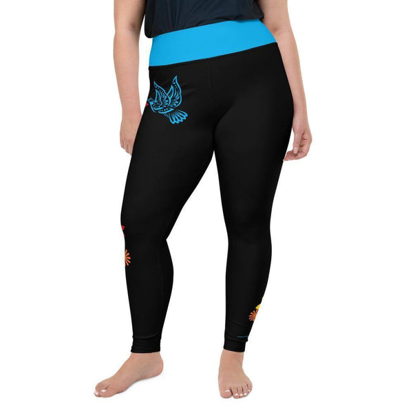"Hummingbird" Plus Size Leggings