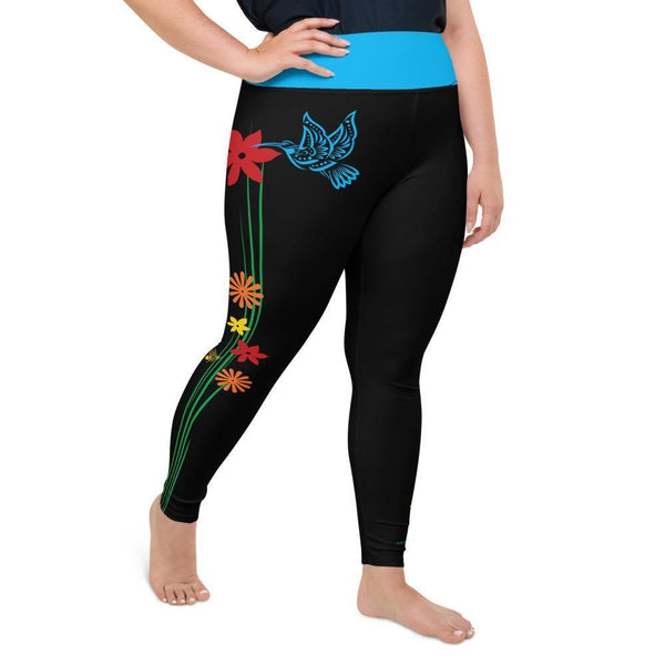 "Hummingbird" Plus Size Leggings