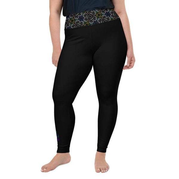 Plus Size Leggings - Kaleidoscope Yogi