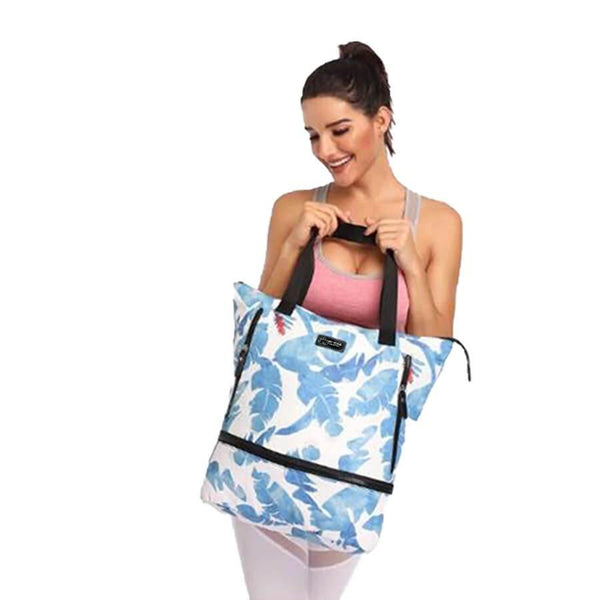 Bags Blue Feather Yoga Mat Bag