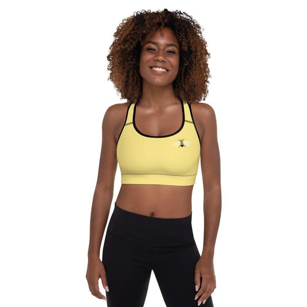 Padded Sports Bra - Bumble Bee