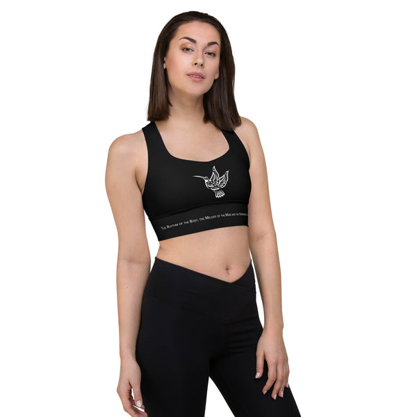 Bra Hummingbird Longline Compression Sports Bra