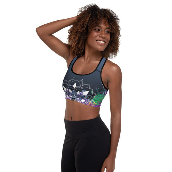 Breathe Graffiti Series Padded Sports Bra