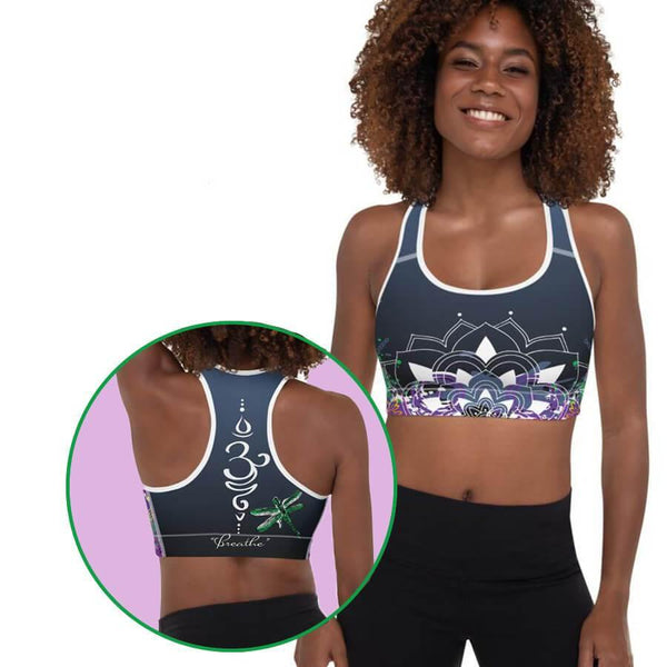 Breathe Graffiti Series Padded Sports Bra