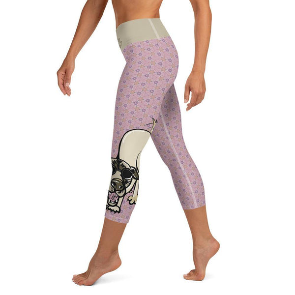 Capri Yoga Leggings - Downward Dog