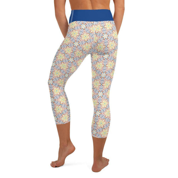 Capri Yoga Leggings  - Primary Kaleidoscope