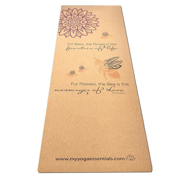 cork Bumble Bee Cork & Natural Rubber Luxury Yoga Mat