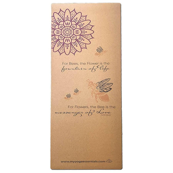 cork Bumble Bee Cork & Natural Rubber Luxury Yoga Mat