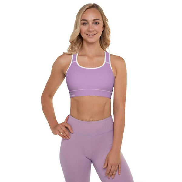 Crown Chakra Padded Sports Bra