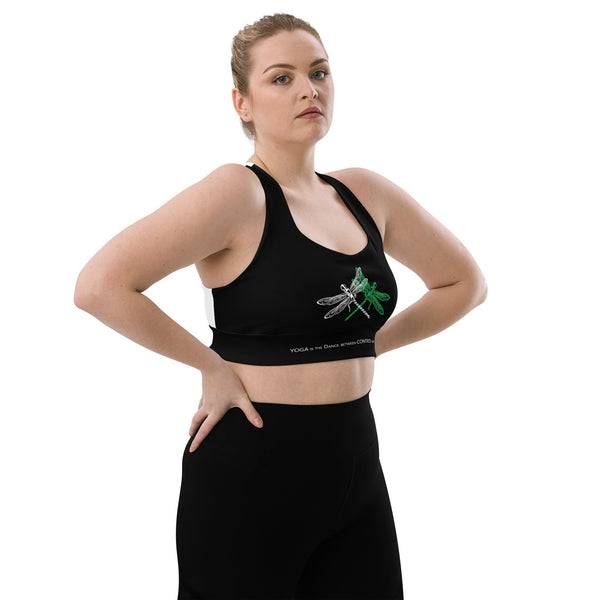 Dragonfly Longline Compression Sports Bra