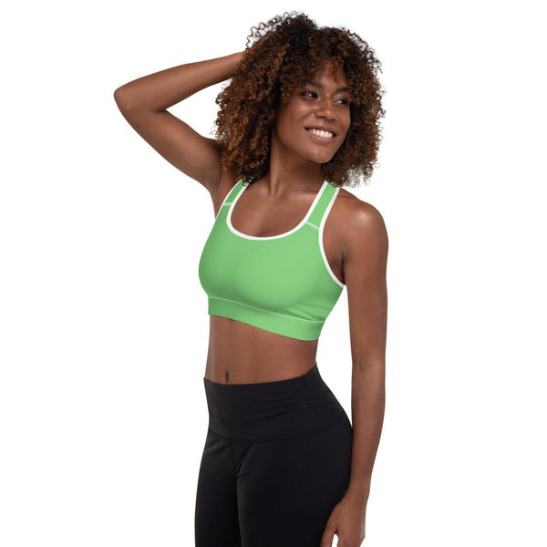 Heart Chakra Padded Sports Bra