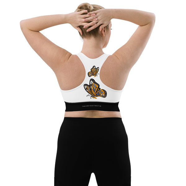 Longline sports bra
