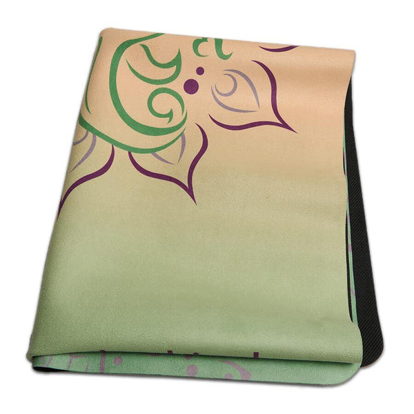 Mat, Suede Ganesha Ganesha Suede/Natural Rubber Travel Yoga Mat