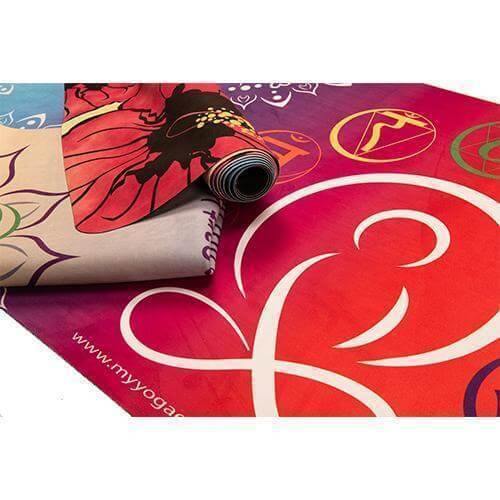 Ultimate Combo Travel Yoga Mat - Yogi with Chakras