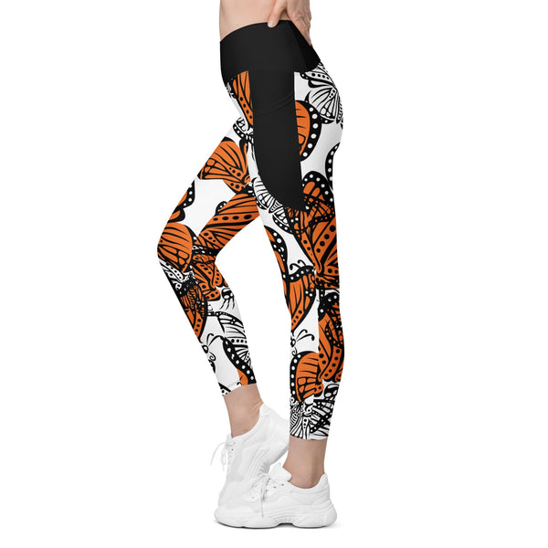 Monarch Crossover leggings with pockets