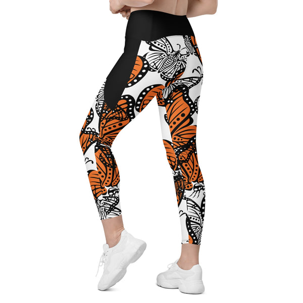 Monarch Crossover leggings with pockets