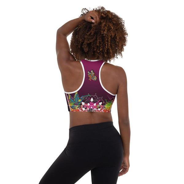 Namaste Graffiti Series Padded Sports Bra
