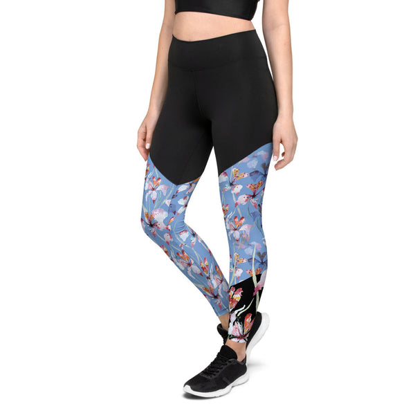 Orchid Bloom Compression Style Leggings