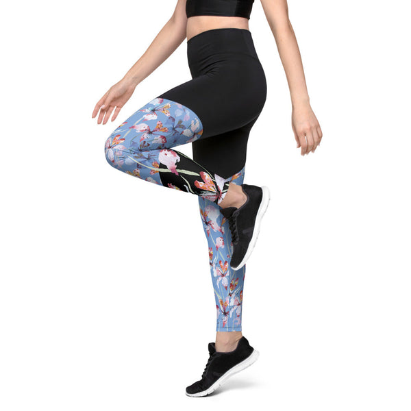 Orchid Bloom Compression Style Leggings