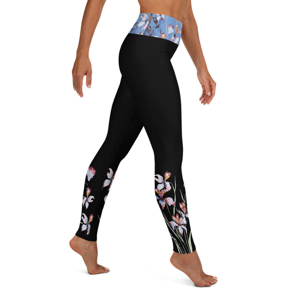 Orchid Bloom Yoga Leggings