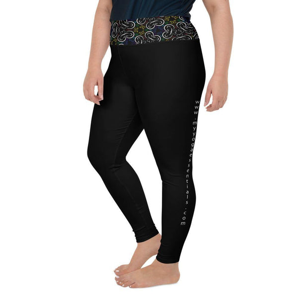 Plus Size Leggings - Kaleidoscope Yogi