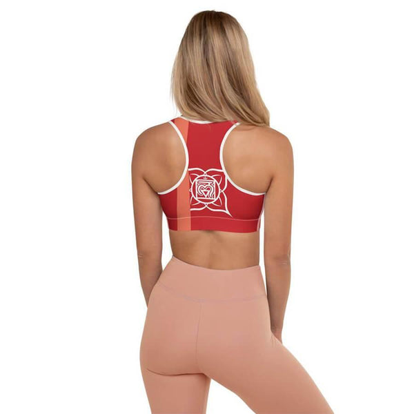 Root Chakra Padded Sports Bra