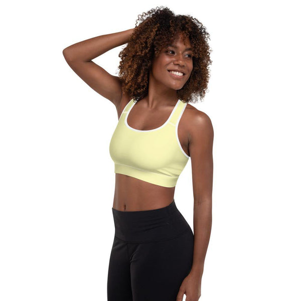 Solar Plexus Chakra Padded Sports Bra