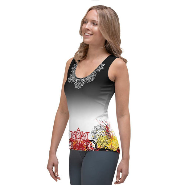 "Strong" Graffiti Series Fitted Tank Top