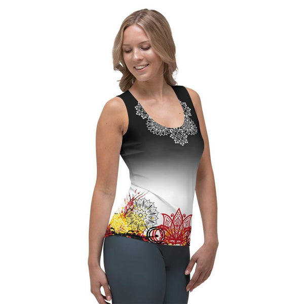 "Strong" Graffiti Series Fitted Tank Top