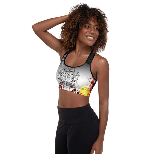 "Strong" Graffiti Series Padded Sports Bra
