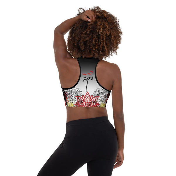 "Strong" Graffiti Series Padded Sports Bra