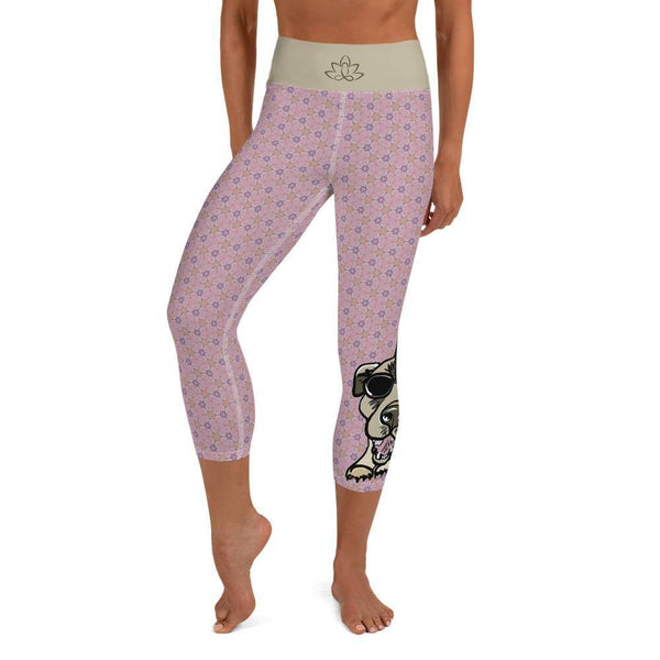 Capri Yoga Leggings - Downward Dog