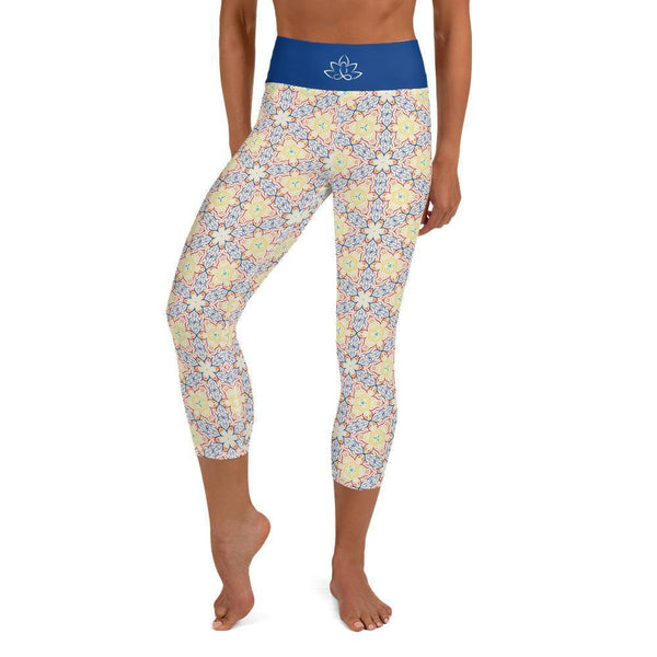 Capri Yoga Leggings  - Primary Kaleidoscope