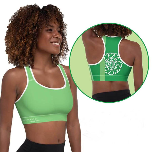Heart Chakra Padded Sports Bra