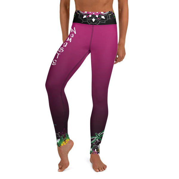 Namaste Graffiti Series Yoga Leggings