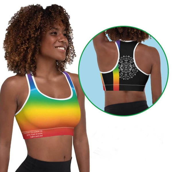 Namaste Seven Chakra Padded Sports Bra