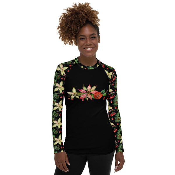 XS Poinsettia Rash Guard-Limited Edition