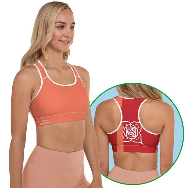 Root Chakra Padded Sports Bra