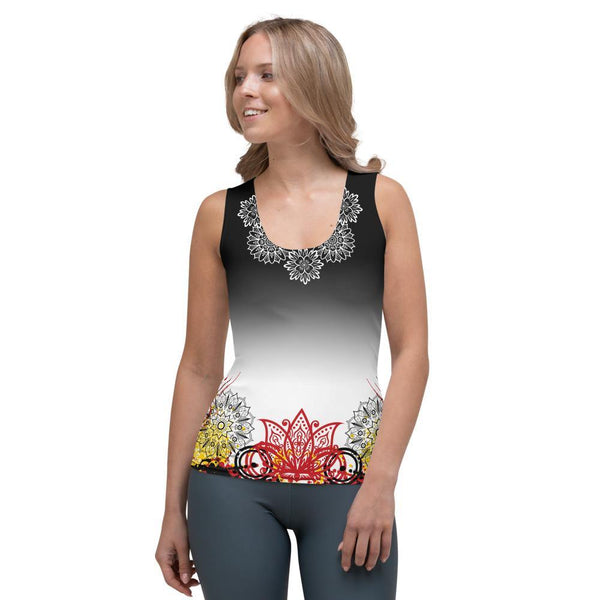 XS "Strong" Graffiti Series Fitted Tank Top
