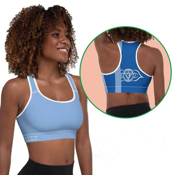 Third Eye Chakra Padded Sports Bra