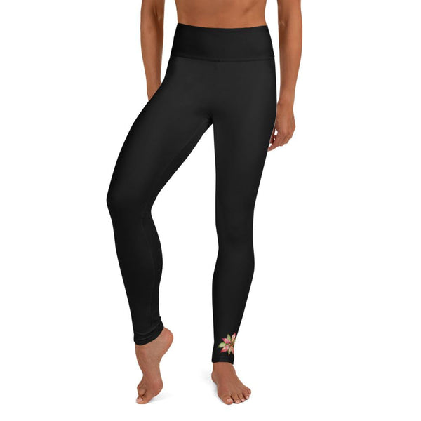XS Yoga Leggings - Poinsettia Limited Edition