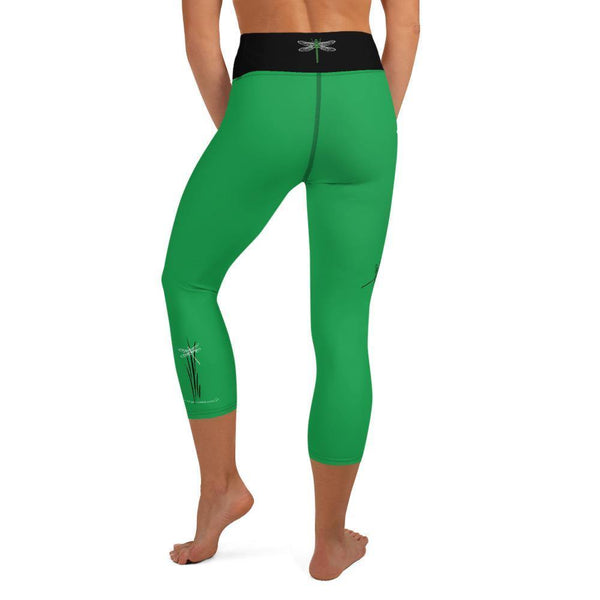 Yoga Capri Leggings - Dragonfly