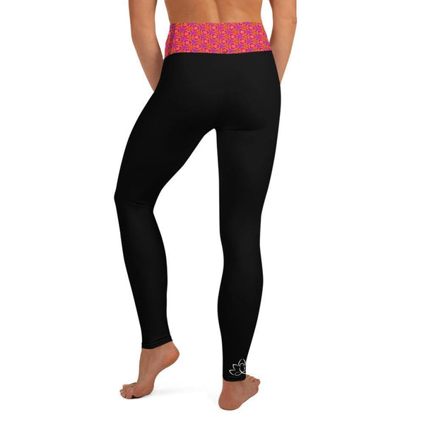 Yoga Leggings - Bright Kaleidoscope Yogi