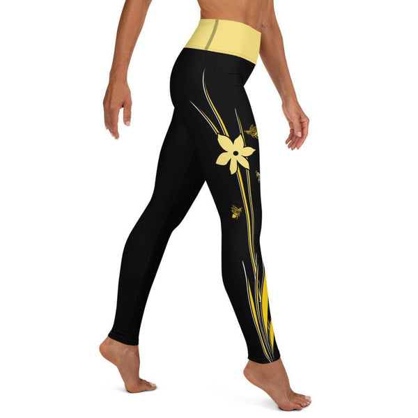 Yoga Leggings - Bumble Bee