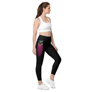 2XS Namaste Capri Leggings with pockets