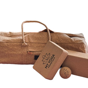 Lg Bags Large Capacity Yoga Mat Bag-Natural Cork