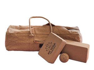 Lg Bags Large Capacity Yoga Mat Bag-Natural Cork